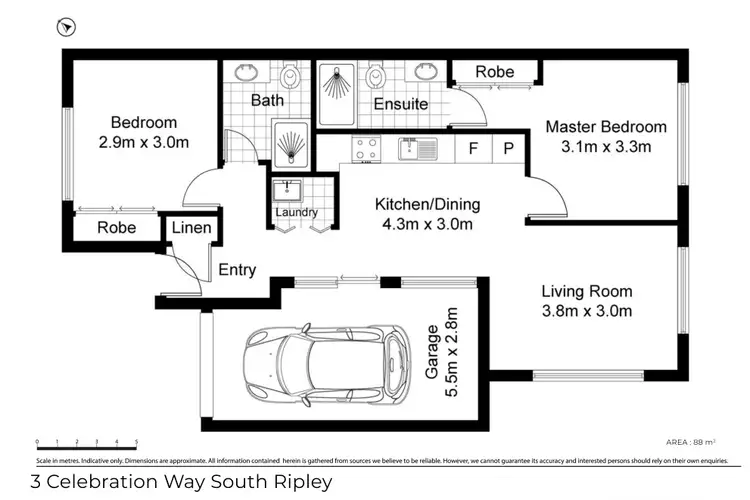 Floorplan of Homely house listing, 3 Celebration Way, South Ripley QLD 4306