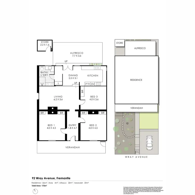 Floorplan of Homely house listing, 92 Wray Avenue, Fremantle WA 6160