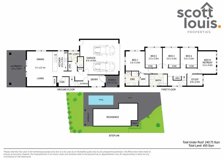 Floorplan of Homely house listing, 6 Little Mountain Drive, Little Mountain QLD 4551