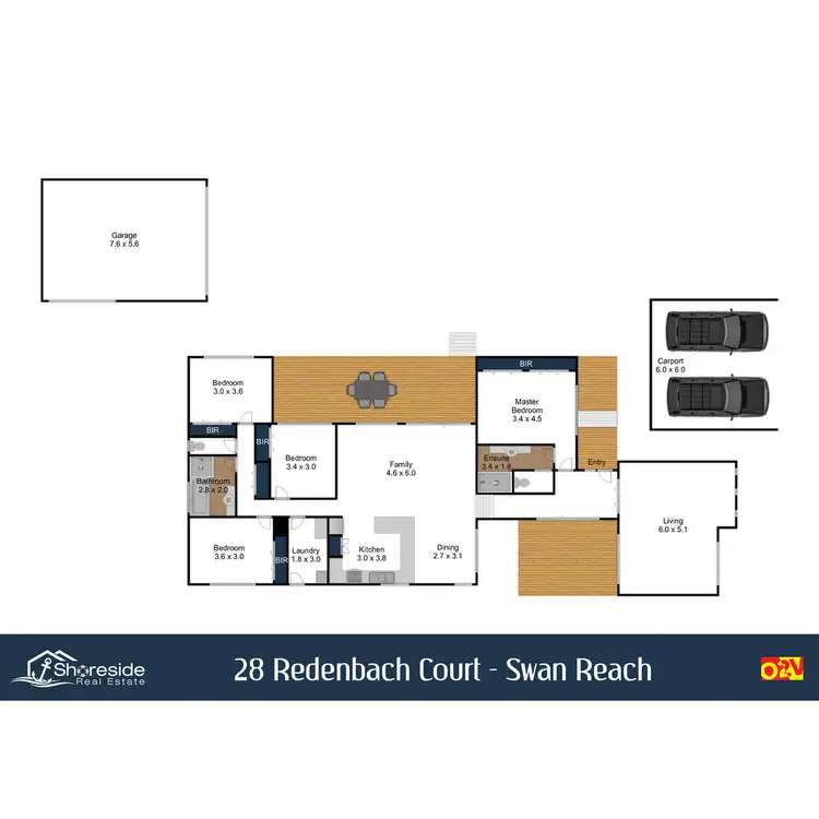 Floorplan of Homely house listing, 28 Redenbach Court, Swan Reach VIC 3903