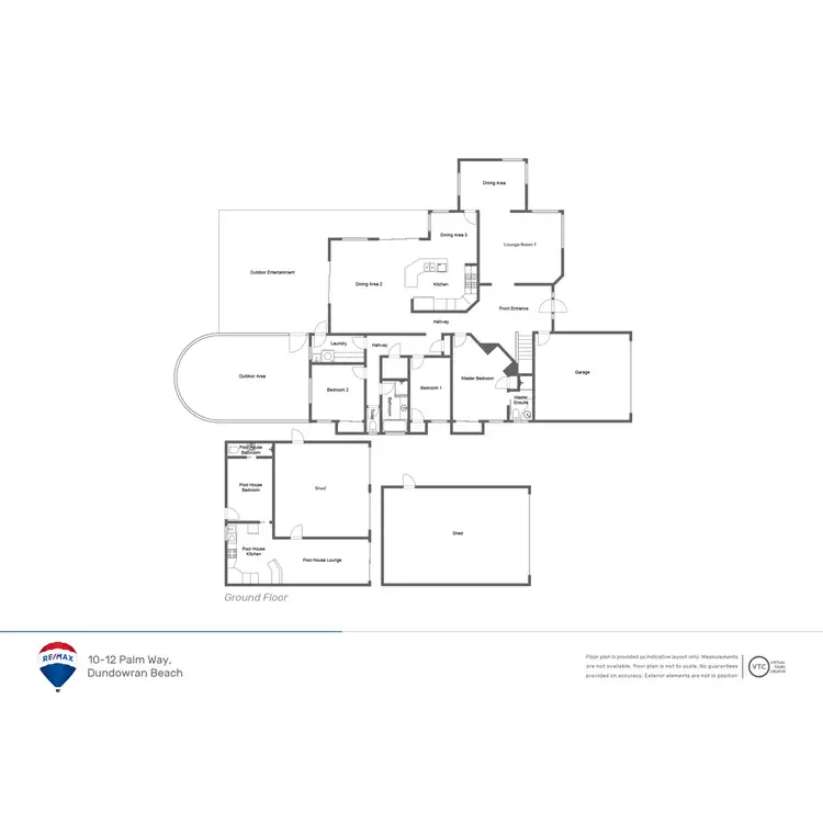 Floorplan of Homely house listing, 10-12 Palm Way, Dundowran Beach QLD 4655