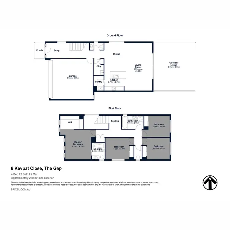 Floorplan of Homely house listing, 8 Kevpat Close, The Gap QLD 4061