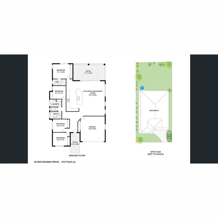 Floorplan of Homely house listing, 28 Macadamia Drive, Pottsville NSW 2489