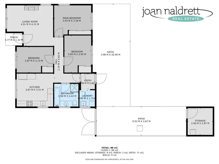 Floorplan of Homely house listing, 92 Wilson Street, Wodonga VIC 3690