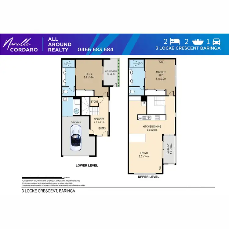 Floorplan of Homely house listing, 3 Locke Crescent, Baringa QLD 4551
