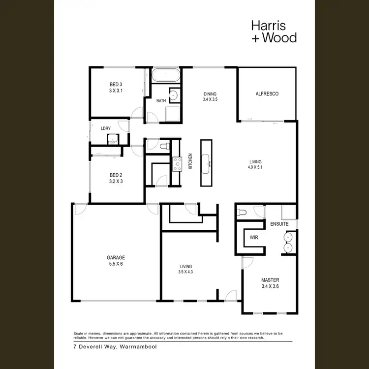 Floorplan of Homely house listing, 7 Deverell Way, Warrnambool VIC 3280