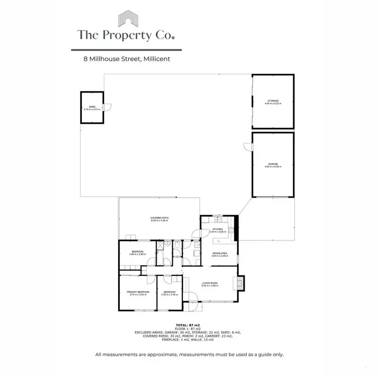 Floorplan of Homely house listing, 8 Millhouse Street, Millicent SA 5280