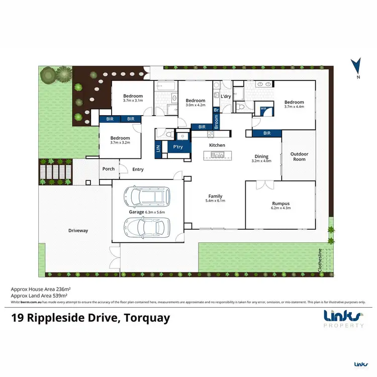 Floorplan of Homely house listing, 19 Rippleside Drive, Torquay VIC 3228