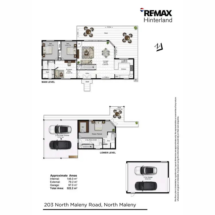 Floorplan of Homely rural property listing, 203 North Maleny Road, North Maleny QLD 4552