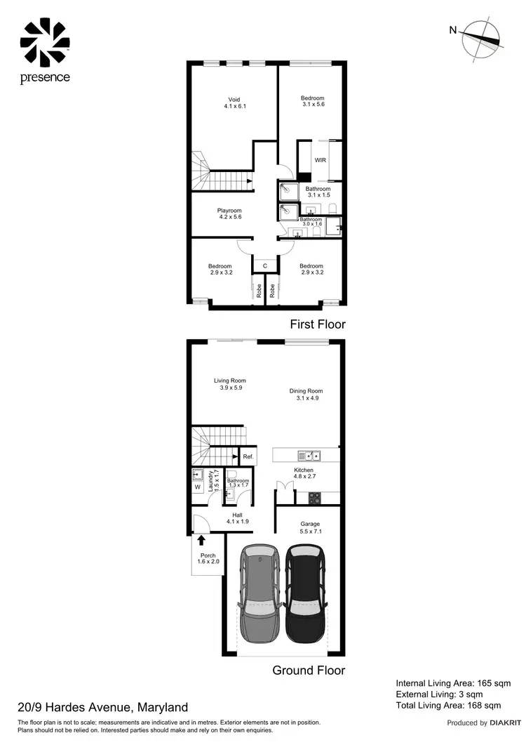 Floorplan of Homely townhouse listing, 20/9 Hardes Avenue, Maryland NSW 2287