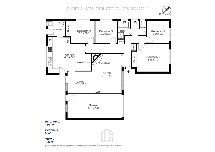Floorplan of Homely house listing, 2 Bellata Court, Glenbrook NSW 2773
