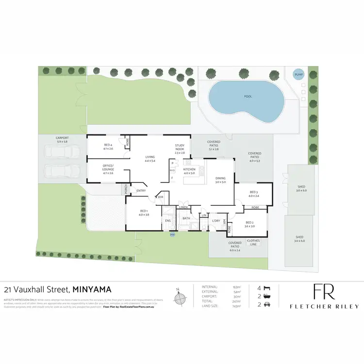 Floorplan of Homely house listing, 21 Vauxhall Street, Minyama QLD 4575