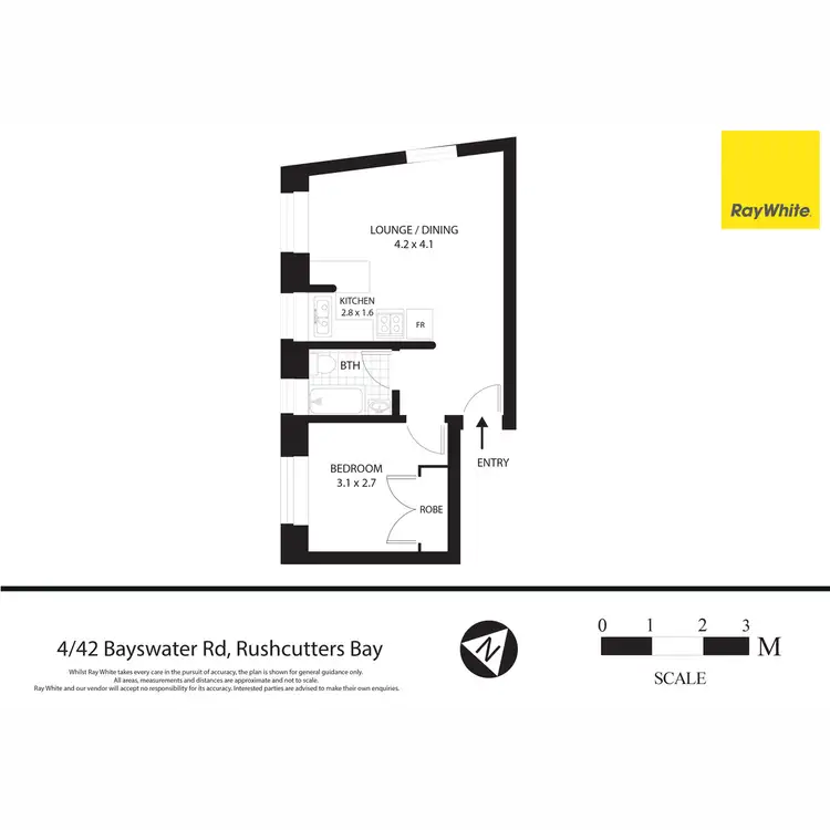 Floorplan of Homely apartment listing, 4/42 Bayswater Road, Rushcutters Bay NSW 2011