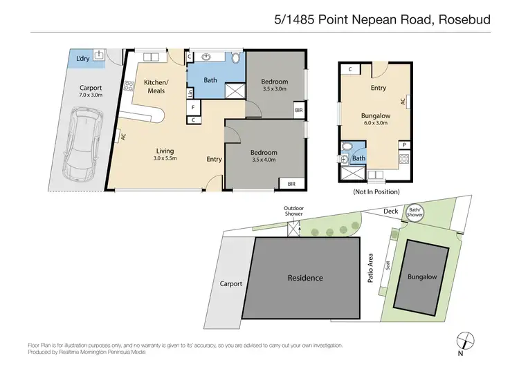 Floorplan of Homely unit listing, 5/1485 Point Nepean Road, Rosebud VIC 3939