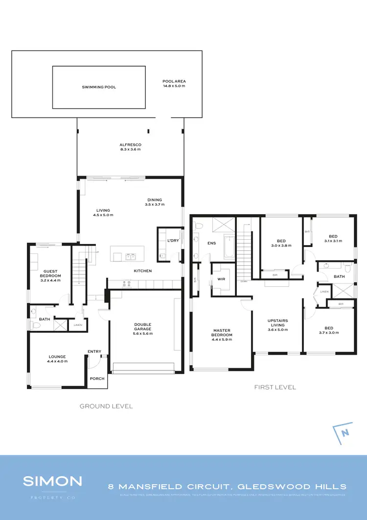 Floorplan of Homely house listing, 8 Mansfield Circuit, Gledswood Hills NSW 2557