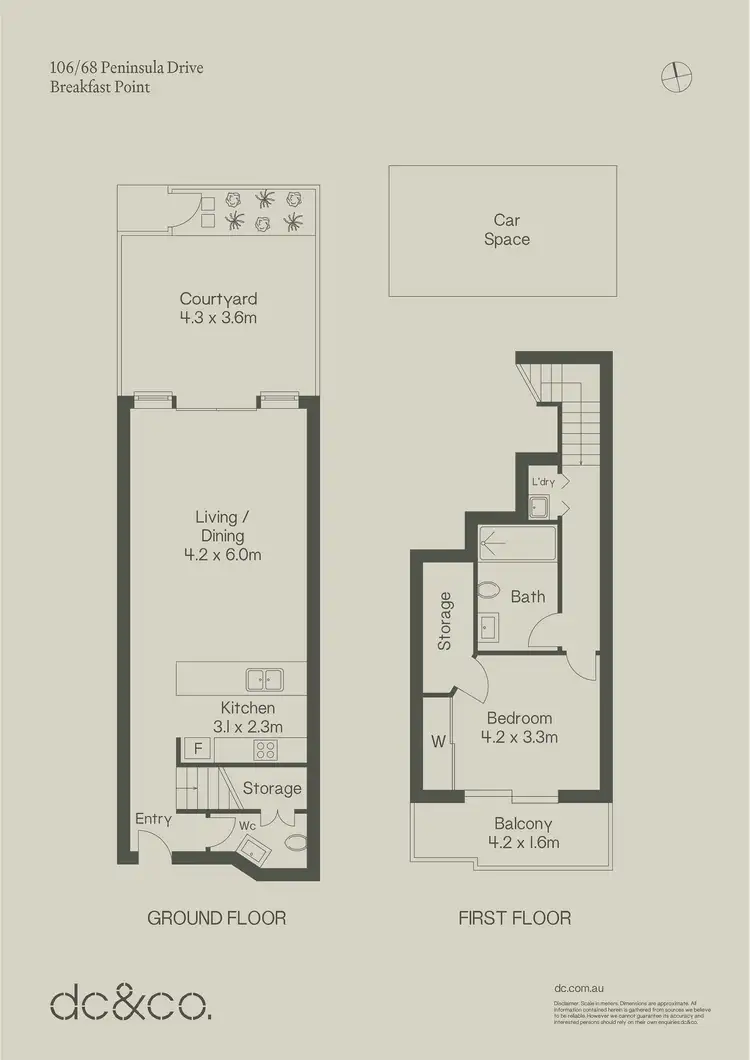 Floorplan of Homely apartment listing, 106/68 Peninsula Drive, Breakfast Point NSW 2137
