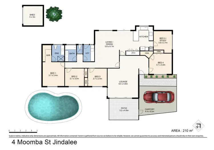 Floorplan of Homely house listing, 4 Moomba Street, Jindalee QLD 4074