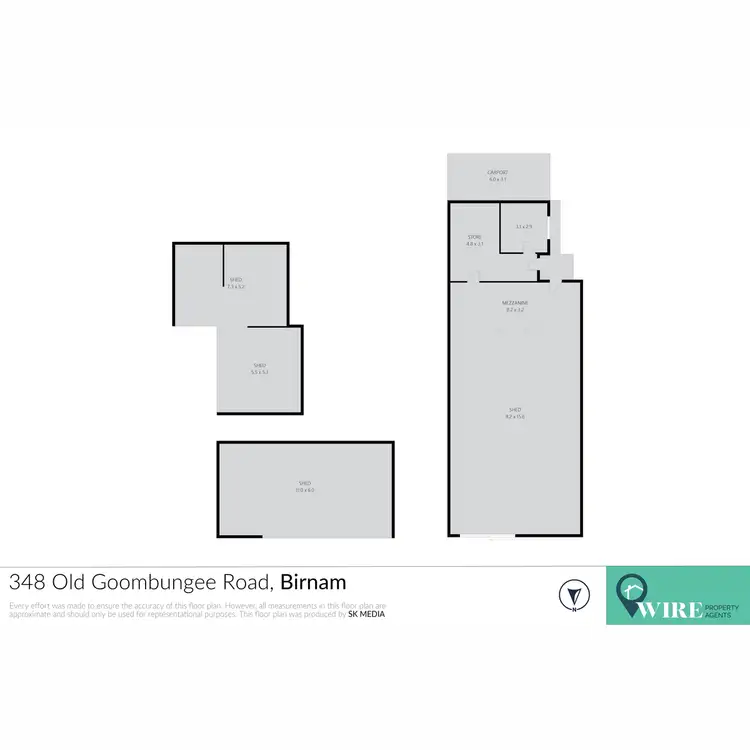 Floorplan of Homely rural property listing, 348 Old Goombungee Road, Birnam QLD 4352