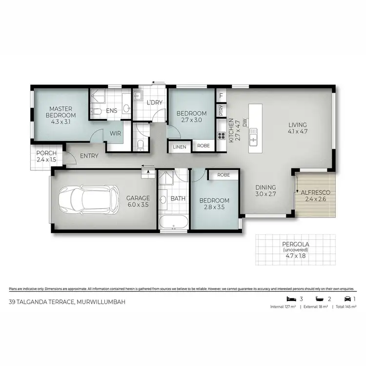 Floorplan of Homely house listing, 39 Talganda Terrace, Murwillumbah NSW 2484