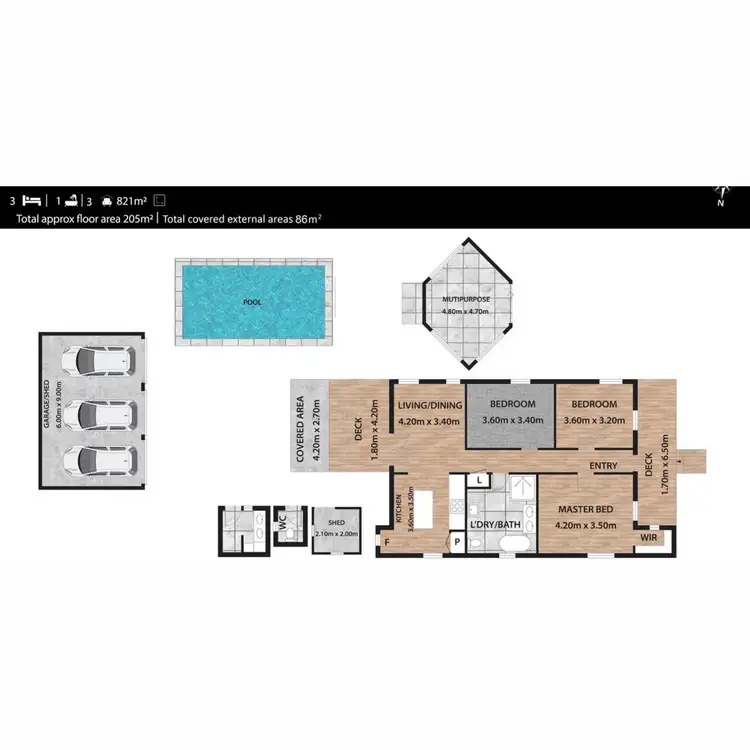 Floorplan of Homely house listing, 67 Pine Mountain Road, North Ipswich QLD 4305