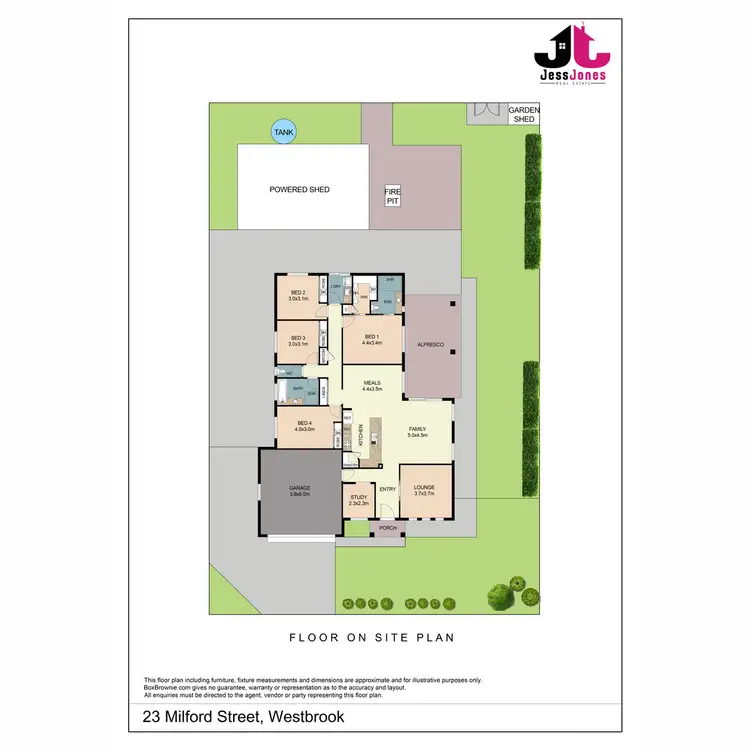 Floorplan of Homely house listing, 23 Milford Street, Westbrook QLD 4350