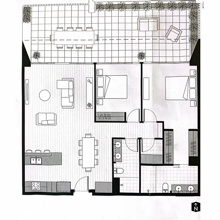 Floorplan of Homely apartment listing, 402/71 Prospect Road, Prospect SA 5082