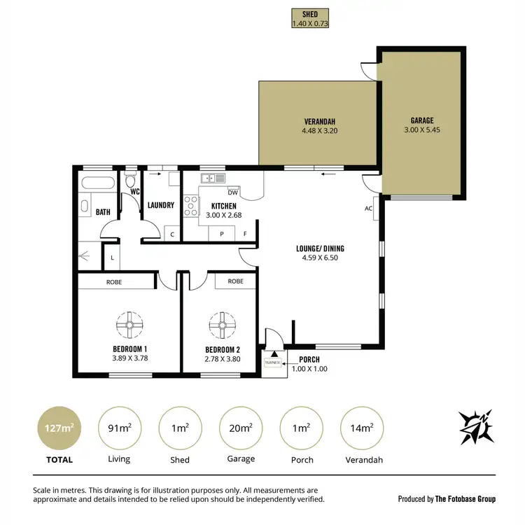 Floorplan of Homely house listing, 3/34 Walkleys Road, Valley View SA 5093