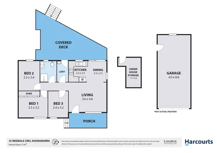 Floorplan of Homely house listing, 35 Weemala Crescent, Koonawarra NSW 2530