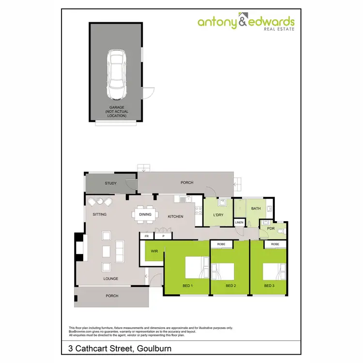 Floorplan of Homely house listing, 3 Cathcart Street, Goulburn NSW 2580