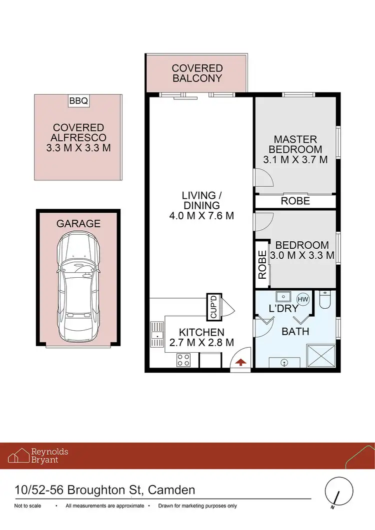Floorplan of Homely unit listing, 10/52-56 Broughton Street, Camden NSW 2570