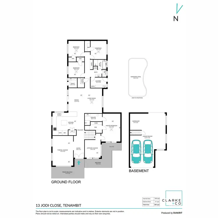 Floorplan of Homely house listing, 13 Jodi Close, Tenambit NSW 2323