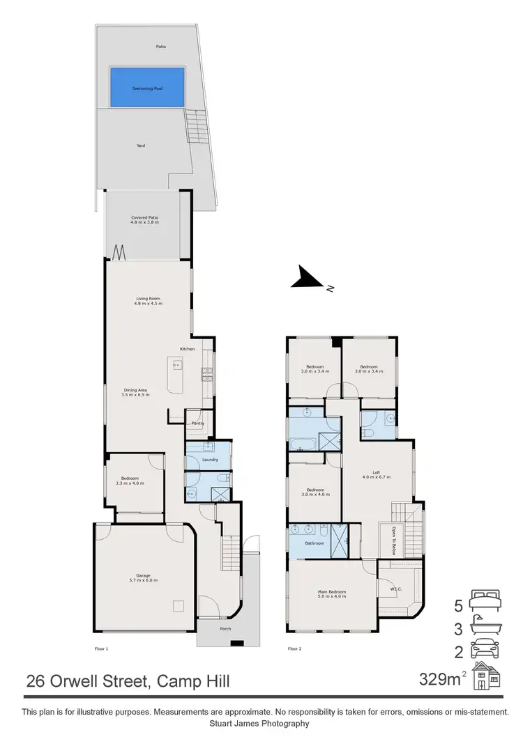 Floorplan of Homely house listing, 26 Orwell Street, Camp Hill QLD 4152