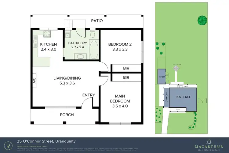 Floorplan of Homely house listing, 25 O'Connor Street, Uranquinty NSW 2652
