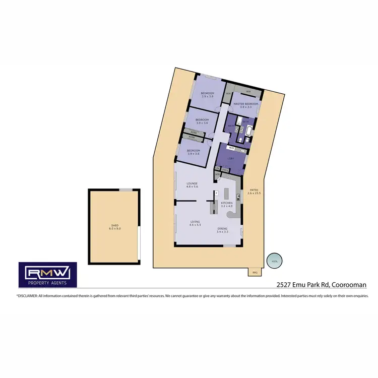 Floorplan of Homely house listing, 2527 Emu Park Road, Coorooman QLD 4702
