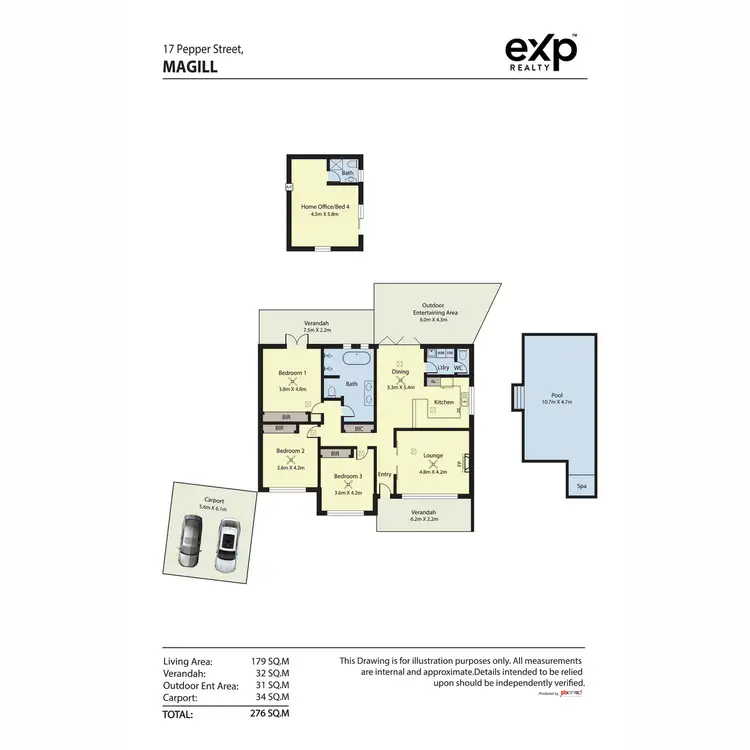 Floorplan of Homely house listing, 17 Pepper Street, Magill SA 5072