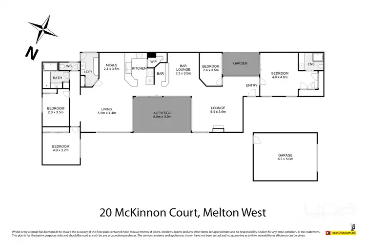 Floorplan of Homely house listing, 20 McKinnon Court, Melton West VIC 3337