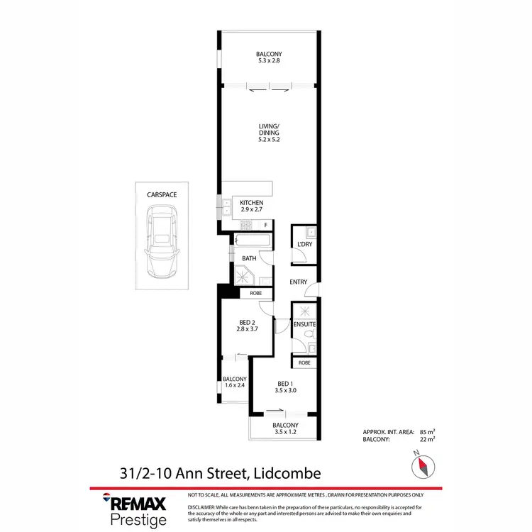 Floorplan of Homely apartment listing, 31/2-10 Ann Street, Lidcombe NSW 2141