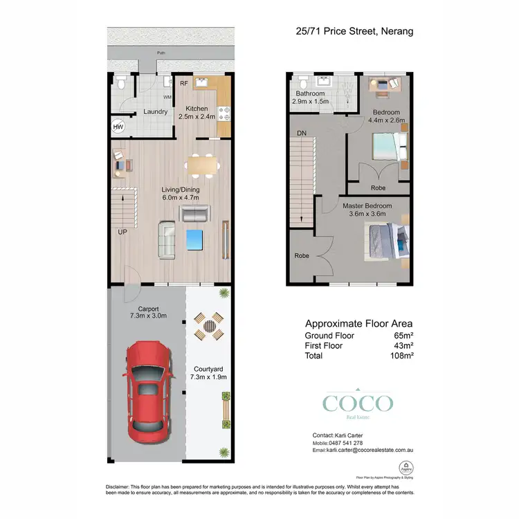 Floorplan of Homely townhouse listing, 25/71 Price Street, Nerang QLD 4211
