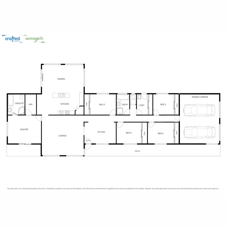Floorplan of Homely house listing, 47 Turpentine Drive, Cedar Vale QLD 4285