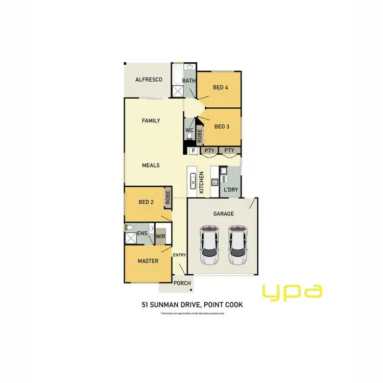 Floorplan of Homely house listing, 51 Sunman Drive, Point Cook VIC 3030