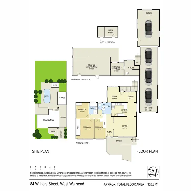 Floorplan of Homely house listing, 84 Withers Street, West Wallsend NSW 2286