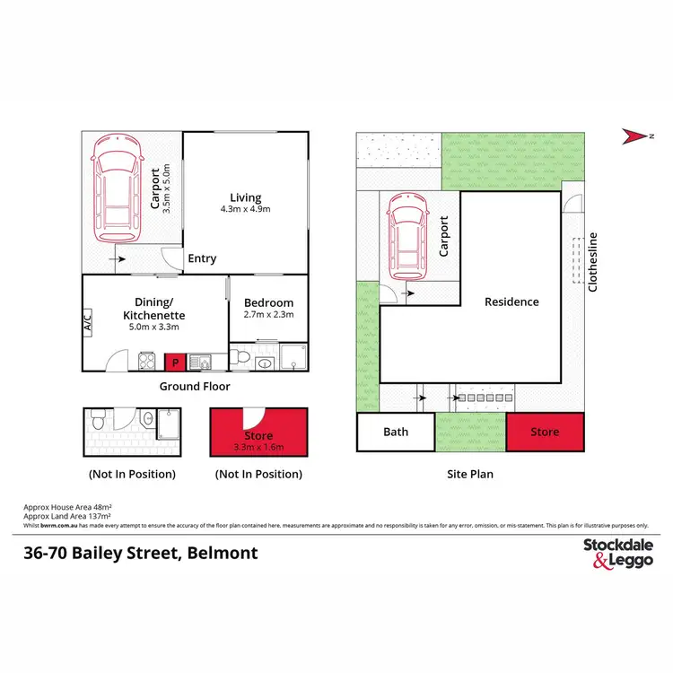 Floorplan of Homely unit listing, 36/70 Bailey Street, Belmont VIC 3216