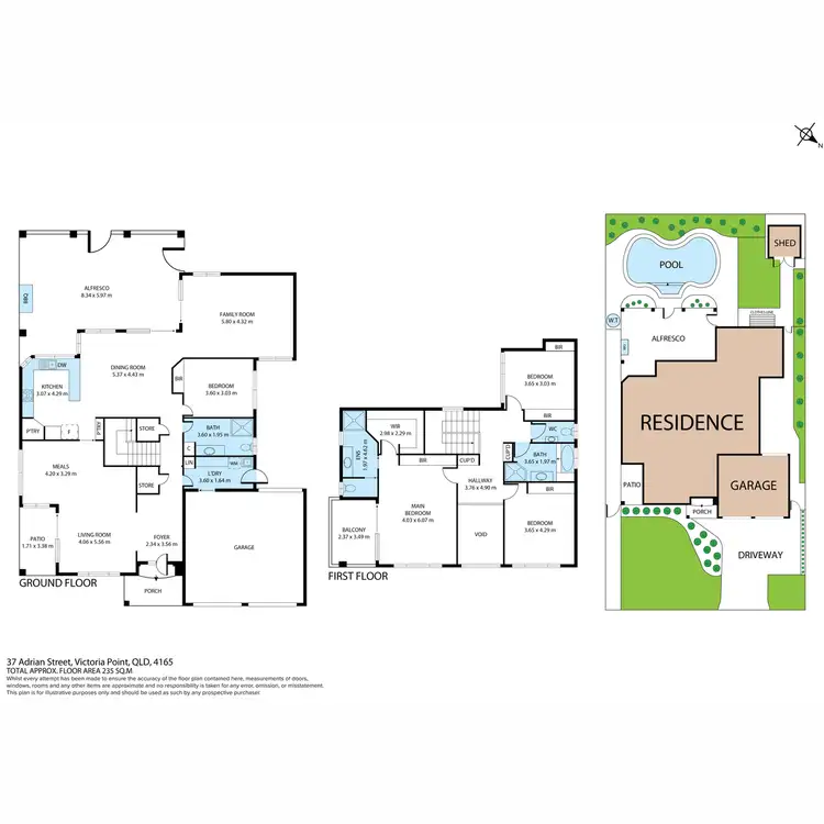 Floorplan of Homely house listing, 37 Adrian Street, Victoria Point QLD 4165