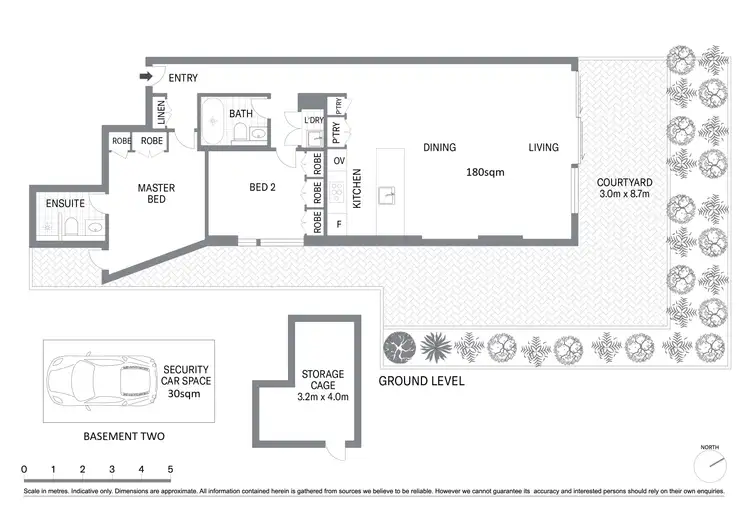 Floorplan of Homely apartment listing, BG04/575 Old South Head Road, Rose Bay NSW 2029