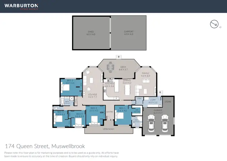Floorplan of Homely house listing, 174 Queen Street, Muswellbrook NSW 2333
