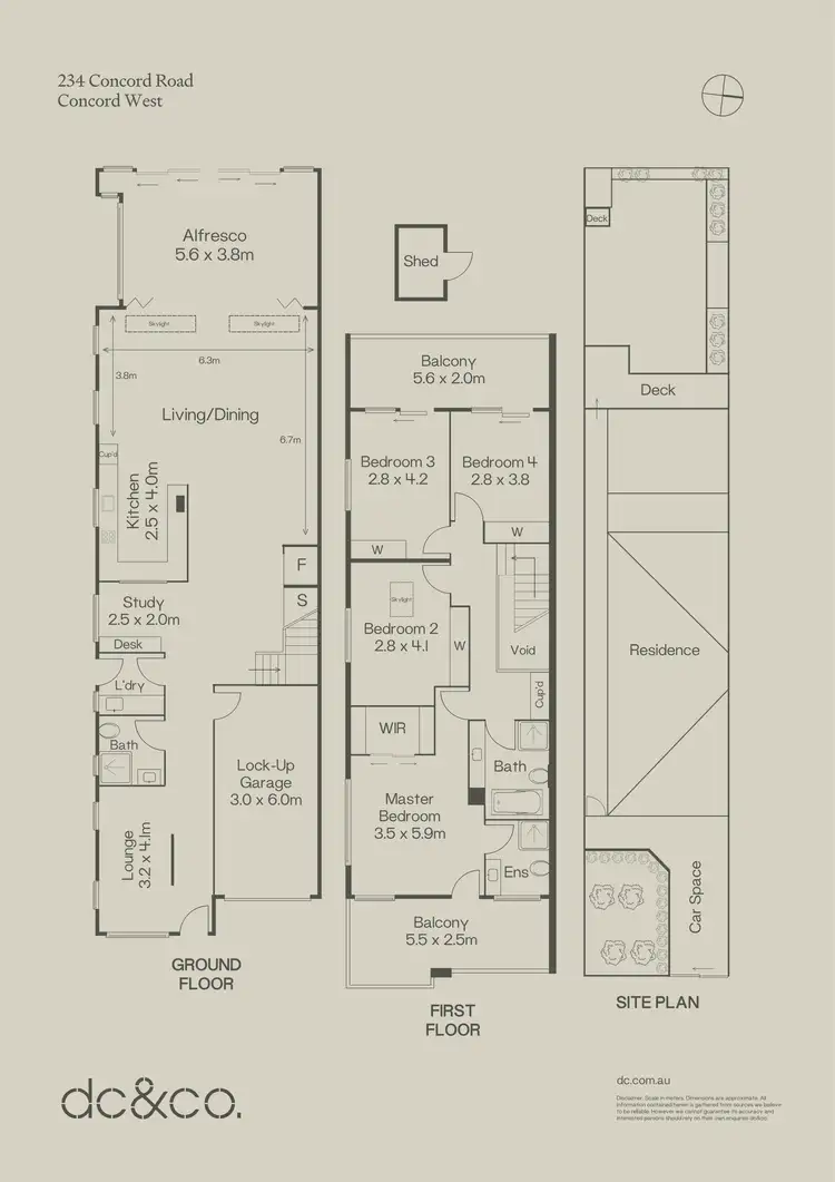 Floorplan of Homely semi-detached listing, 234 Concord Road, Concord West NSW 2138