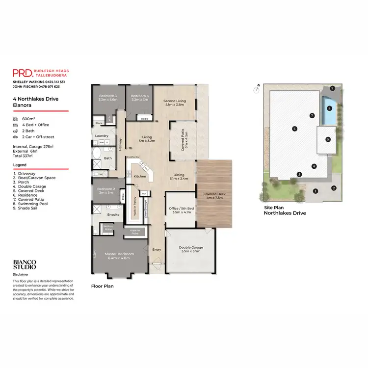 Floorplan of Homely house listing, 4 Northlakes Drive, Elanora QLD 4221