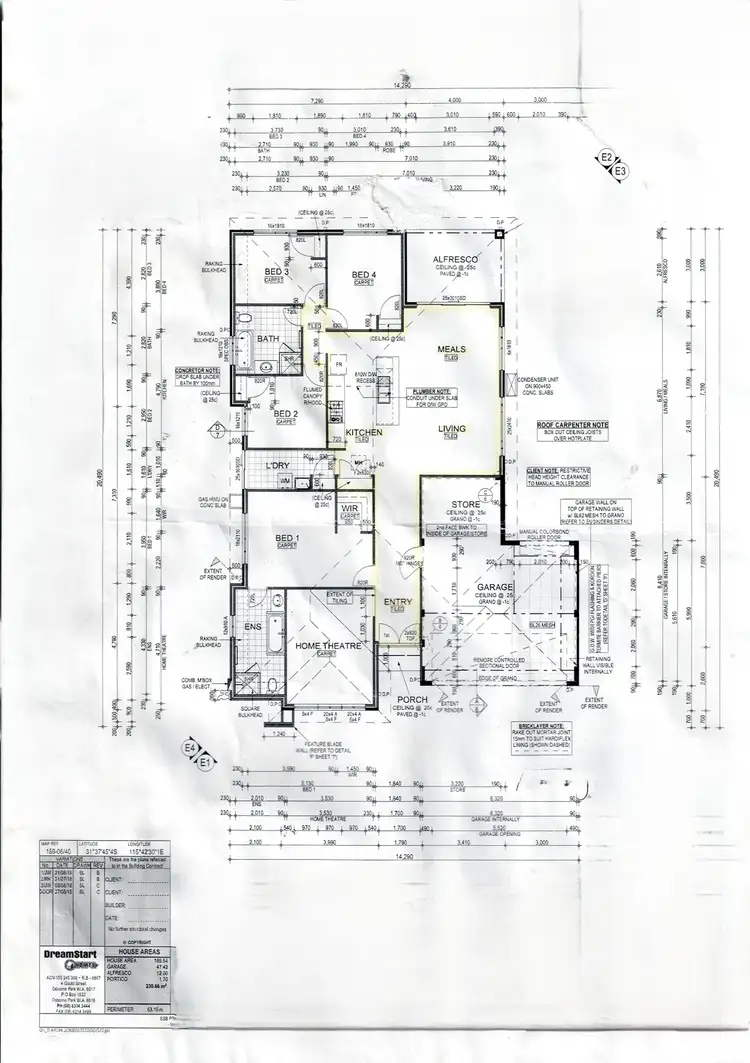 Floorplan of Homely house listing, 69 Myrlea Trail, Alkimos WA 6038