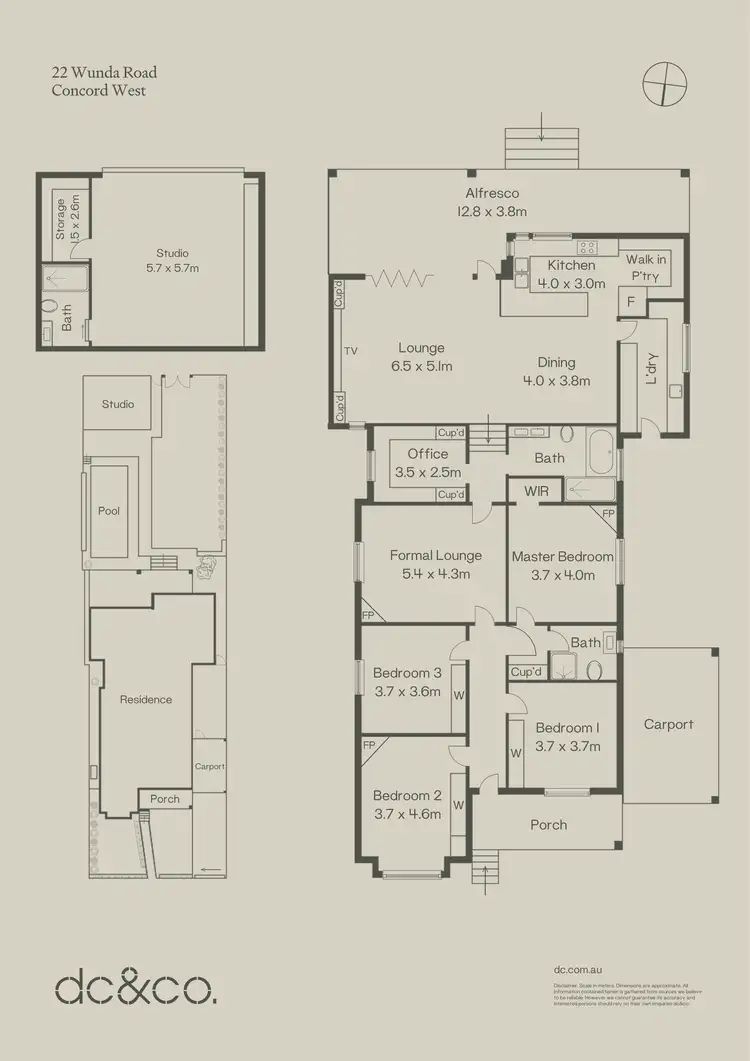 Floorplan of Homely house listing, 22 Wunda Road, Concord West NSW 2138