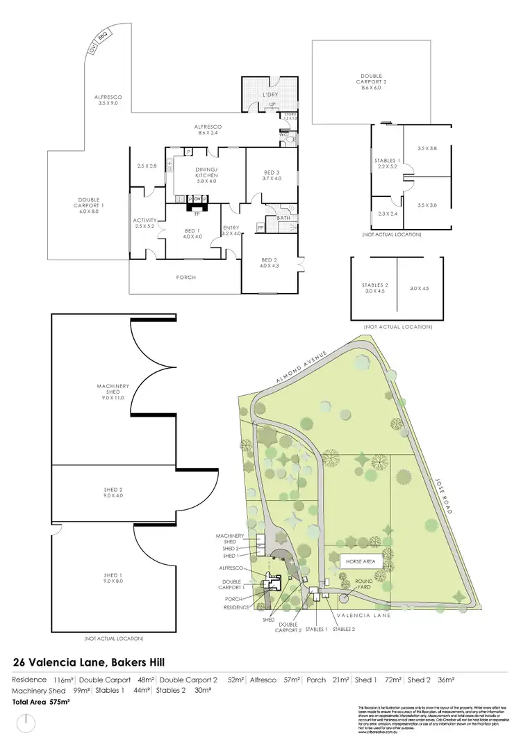 Floorplan of Homely house listing, 26 Valencia Lane, Bakers Hill WA 6562